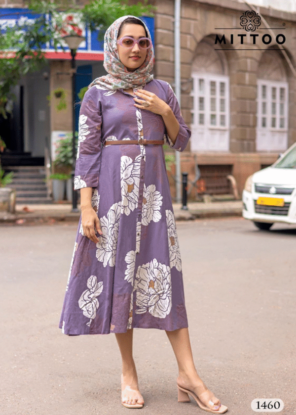 Rayon Printed Fancy Kurtis-AE-KURTI-010