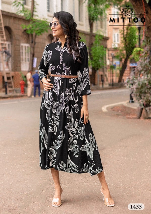 Rayon Printed Fancy Kurtis-AE-KURTI-005
