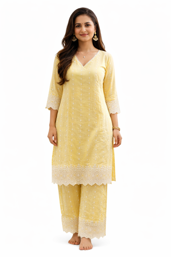 Premium Cotton Co-Ord Set: AE-CSET-41